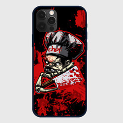 Чехол для iPhone 12 Pro Pudge Chef, цвет: 3D-черный