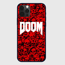 Чехол для iPhone 12 Pro DOOM: Blooded Skuls, цвет: 3D-черный