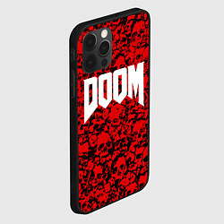 Чехол для iPhone 12 Pro DOOM: Blooded Skuls, цвет: 3D-черный — фото 2