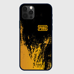 Чехол для iPhone 12 Pro PUBG: Yellow Colour, цвет: 3D-черный