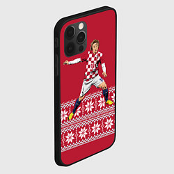 Чехол для iPhone 12 Pro Luka Modric, цвет: 3D-черный — фото 2