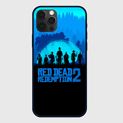 Чехол для iPhone 12 Pro RDR 2: Blue Style, цвет: 3D-черный