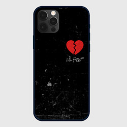 Чехол для iPhone 12 Pro Lil Peep: Broken Heart, цвет: 3D-черный