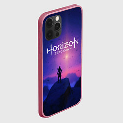 Чехол для iPhone 12 Pro Horizon Zero Dawn: Neon Space, цвет: 3D-малиновый — фото 2