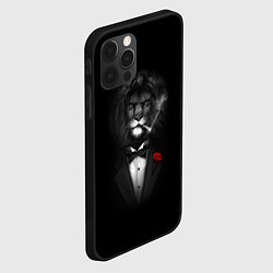 Чехол для iPhone 12 Pro Мистер Лев, цвет: 3D-черный — фото 2