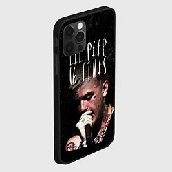 Чехол для iPhone 12 Pro Lil Peep: 16 Lines, цвет: 3D-черный — фото 2