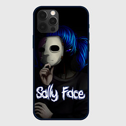 Чехол для iPhone 12 Pro Sally Face: Dark Mask, цвет: 3D-черный