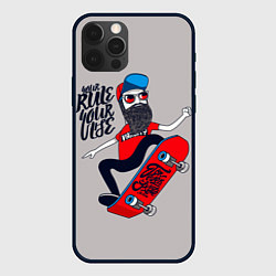 Чехол iPhone 12 Pro Skaterboard Rule