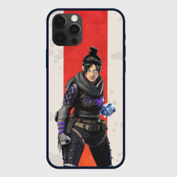 Чехол для iPhone 12 Pro Apex Legends: Wraith, цвет: 3D-черный