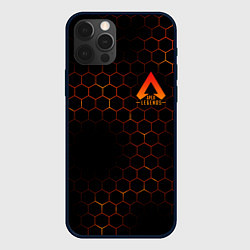 Чехол для iPhone 12 Pro Apex Legends: Orange Carbon, цвет: 3D-черный