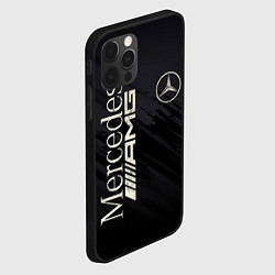 Чехол для iPhone 12 Pro Mercedes AMG: Black Edition, цвет: 3D-черный — фото 2