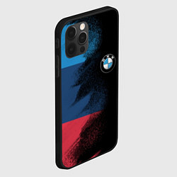 Чехол для iPhone 12 Pro BMW, цвет: 3D-черный — фото 2