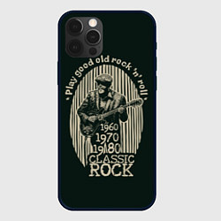 Чехол для iPhone 12 Pro Старый рок-н-ролл, цвет: 3D-черный