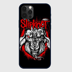 Чехол для iPhone 12 Pro Slipknot: Devil Goat, цвет: 3D-черный
