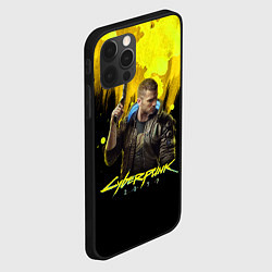 Чехол для iPhone 12 Pro Cyberpunk 2077, цвет: 3D-черный — фото 2