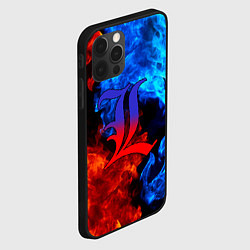 Чехол для iPhone 12 Pro L letter fire, цвет: 3D-черный — фото 2