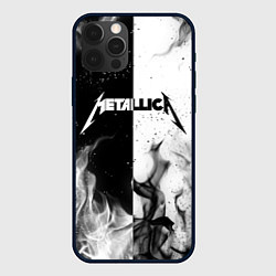 Чехол для iPhone 12 Pro METALLICA, цвет: 3D-черный