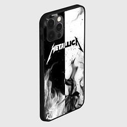 Чехол для iPhone 12 Pro METALLICA, цвет: 3D-черный — фото 2