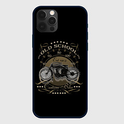 Чехол для iPhone 12 Pro Первый Harley Davidson, цвет: 3D-черный