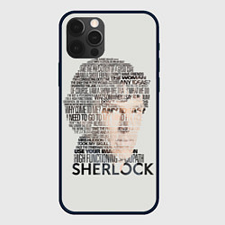 Чехол для iPhone 12 Pro Sherlock, цвет: 3D-черный