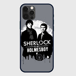 Чехол для iPhone 12 Pro Sherlock Holmesboy, цвет: 3D-черный