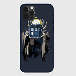 Чехол для iPhone 12 Pro Doctor Who, цвет: 3D-черный