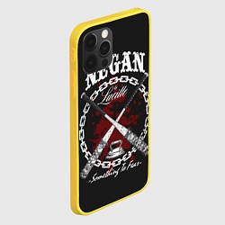 Чехол для iPhone 12 Pro The Walking Dead Negan, цвет: 3D-желтый — фото 2