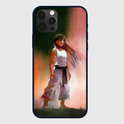 Чехол для iPhone 12 Pro Girl, цвет: 3D-черный