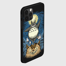 Чехол для iPhone 12 Pro My Neighbor Totoro, цвет: 3D-черный — фото 2