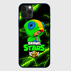 Чехол для iPhone 12 Pro BRAWL STARS LEON, цвет: 3D-черный