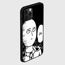 Чехол для iPhone 12 Pro ONE-PUNCH MAN, цвет: 3D-черный — фото 2