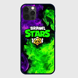 Чехол для iPhone 12 Pro BRAWL STARS, цвет: 3D-черный