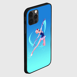 Чехол для iPhone 12 Pro Фигурное катание, цвет: 3D-черный — фото 2