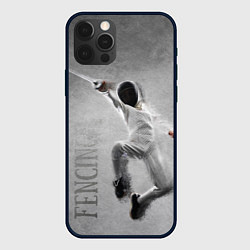 Чехол для iPhone 12 Pro Fencing, цвет: 3D-черный