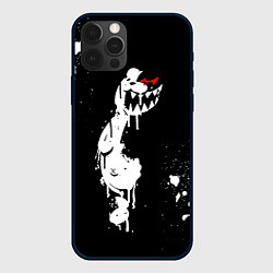 Чехол для iPhone 12 Pro Monokuma paint, цвет: 3D-черный