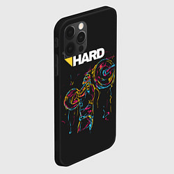 Чехол для iPhone 12 Pro Train hard, цвет: 3D-черный — фото 2