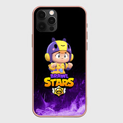 Чехол для iPhone 12 Pro Brawl Stars BEA, цвет: 3D-светло-розовый