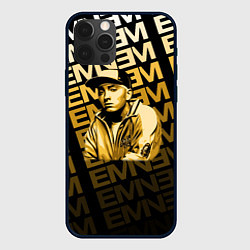 Чехол для iPhone 12 Pro Eminem, цвет: 3D-черный