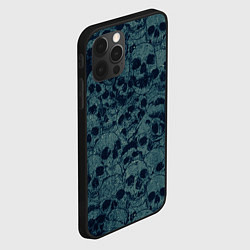 Чехол для iPhone 12 Pro Skull, цвет: 3D-черный — фото 2