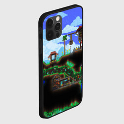 Чехол для iPhone 12 Pro TERRARIA, цвет: 3D-черный — фото 2