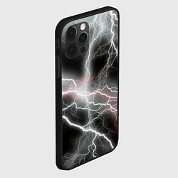 Чехол для iPhone 12 Pro Молния, цвет: 3D-черный — фото 2