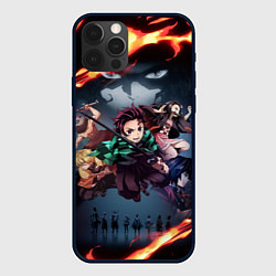 Чехол для iPhone 12 Pro KIMETSU NO YAIBA, цвет: 3D-черный