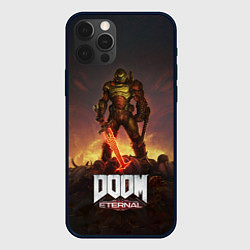 Чехол для iPhone 12 Pro DOOM ETERNAL, цвет: 3D-черный