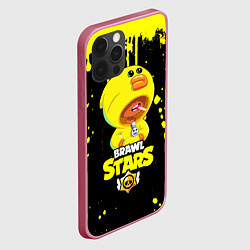 Чехол для iPhone 12 Pro Brawl Stars Sally Leon, цвет: 3D-малиновый — фото 2