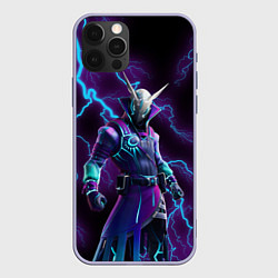 Чехол для iPhone 12 Pro FORTNITE, цвет: 3D-светло-сиреневый