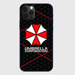 Чехол для iPhone 12 Pro UMBRELLA CORP, цвет: 3D-черный