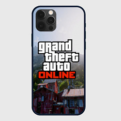 Чехол для iPhone 12 Pro GTA Online, цвет: 3D-черный