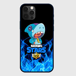 Чехол для iPhone 12 Pro BRAWL STARS LEON, цвет: 3D-черный