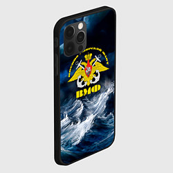 Чехол для iPhone 12 Pro Военно-морской флот, цвет: 3D-черный — фото 2
