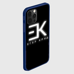 Чехол для iPhone 12 Pro Егор Крид, цвет: 3D-тёмно-синий — фото 2